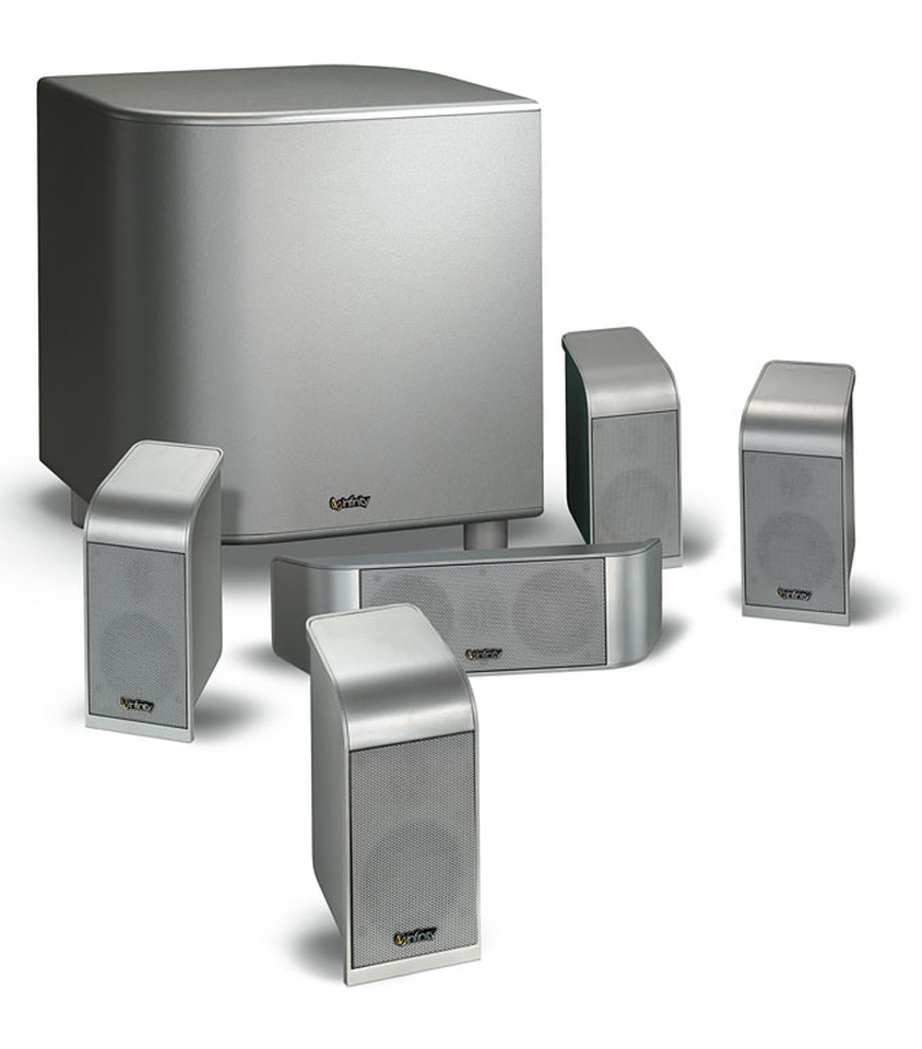 TSS 500 - Black - Complete Multichannel Music and Home Theater Loudspeaker System. (TSS CENTER 500, TSS SAT 500, TSS SUB 500) - Hero